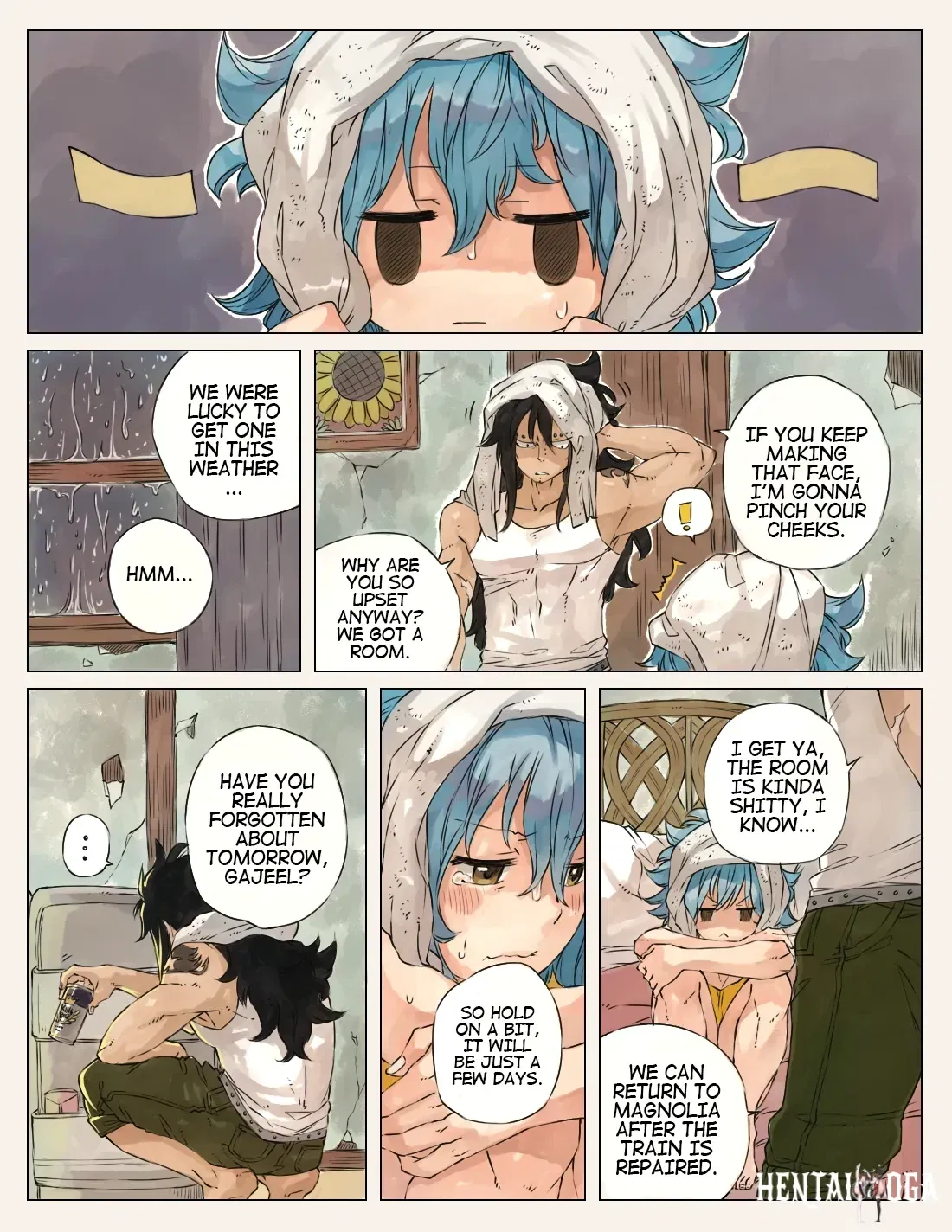 (rboz) Первый раз &mdash; Fairy Tail DJ (en) - Хентай галерея