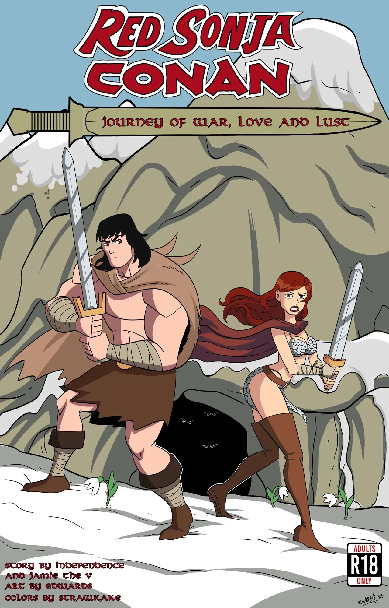 Red Sonja y Conan: Viaje de guerra, amor y lujuria - Galer&iacute;a Hentai