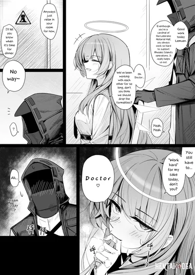 (Shokuyou Koori) História do médico Lemuen na cama (Arknights) (inglês) (censurado) (RagsSgar_Translations) - Galeria Hentai