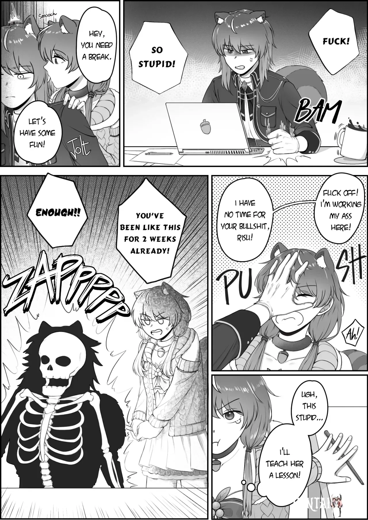 (Aisu) Overworked (Ayunda Risu) (Ingl&ecirc;s) (Em andamento) - Galeria Hentai