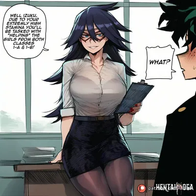 (Tillian) Izuku Midoriya x MHA Girls (AI-Generated) - Hentai Gallery