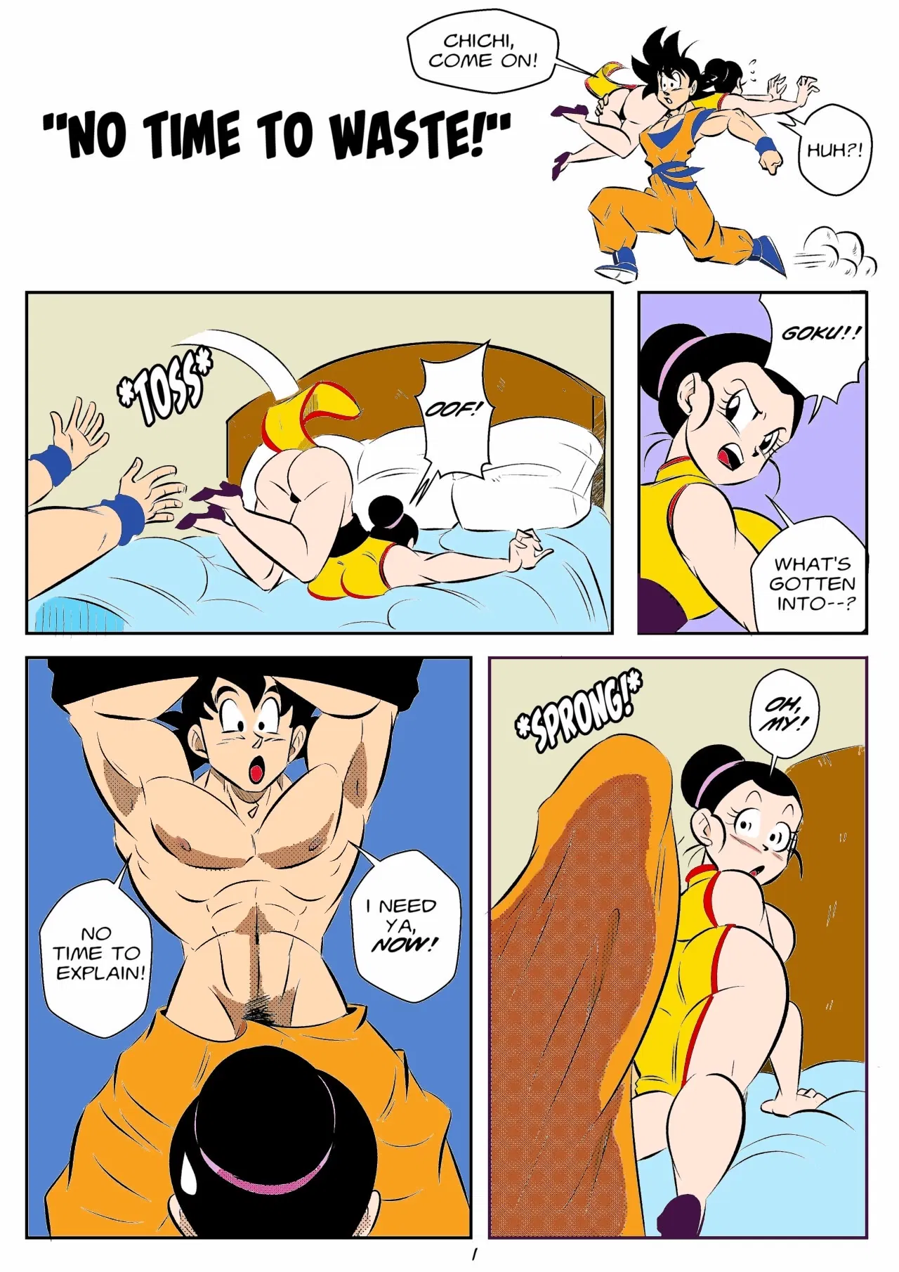 No hay tiempo que perder, por funsexydragonball, coloreado por zerocrow. - Galería Hentai