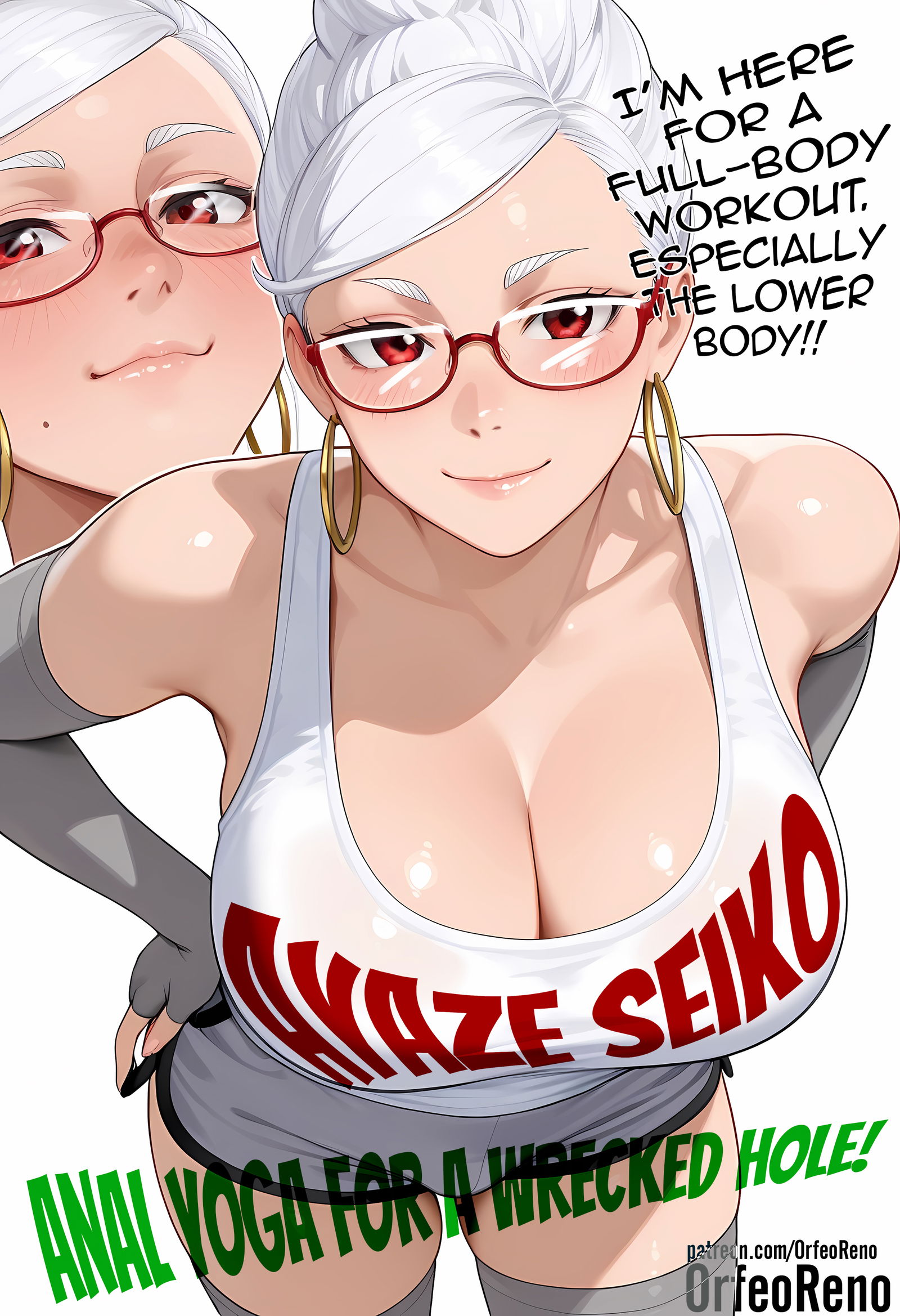 &iexcl;Yoga anal para un agujero destrozado! - Futa Dan Da Dan Seiko Ayase recibe una follada en la cara y en el culo - 14 fotos - Galer&iacute;a Hentai