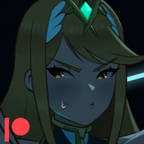 Paja con el pie de Mythra - Galer&iacute;a Hentai
