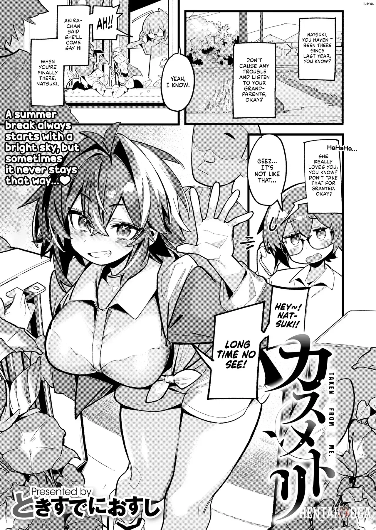 (Tokisudeni Osushi) Kasumetori Taken From Me (COMIC Masura VOL.01) (Espa&ntilde;ol) (NudeSalad) (Digital) - Galer&iacute;a Hentai