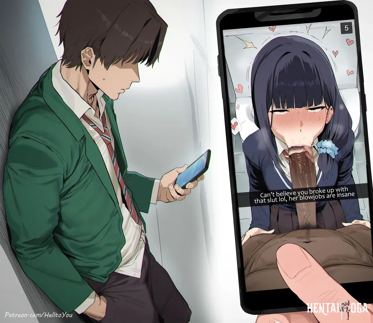 HellToYou - (10 مستويات) Misuzu Blowjob NTR إضافات (9 صور) (مولدة بواسطة الذكاء الاصطناعي) - معرض هنتاي