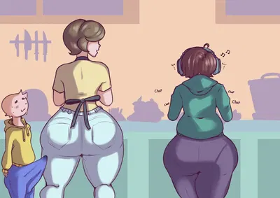 A mãe do meu namorado e seu filho - Galeria Hentai
