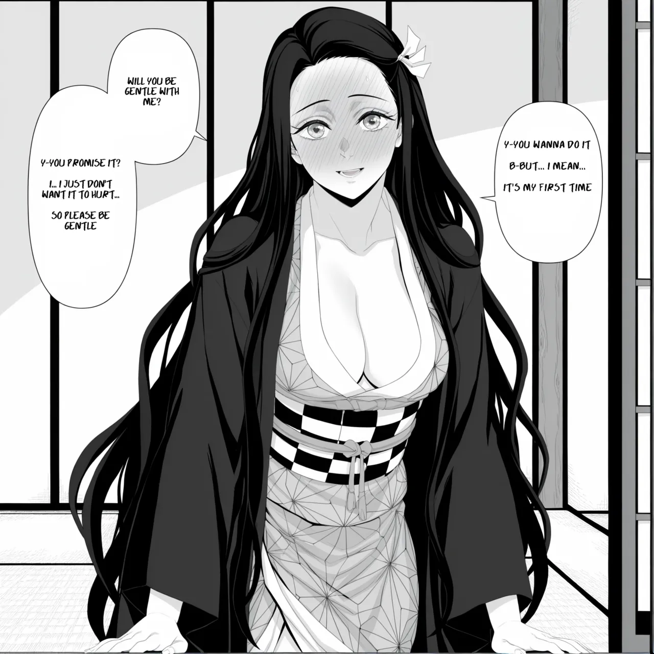 Lần đầu tiên của Nezuko - Thư Viện Hentai