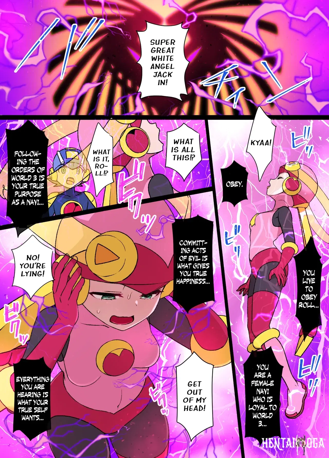 (Kusayarou) Megaman EXE - Corrupted Roll Mayl Sakurai Manga - Hentai Gallery