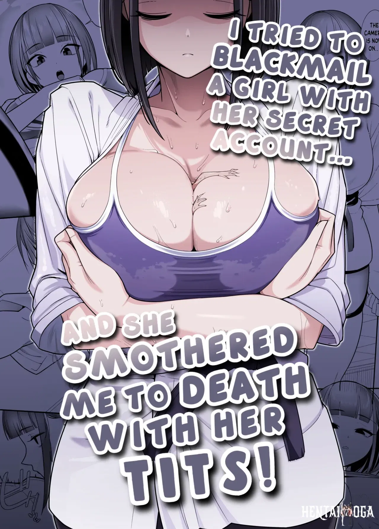 (Dorono Mizuki) I tried to blackmail a girl with her secret account, and she smothered me to death with her tits! (English) - Hentai Gallery