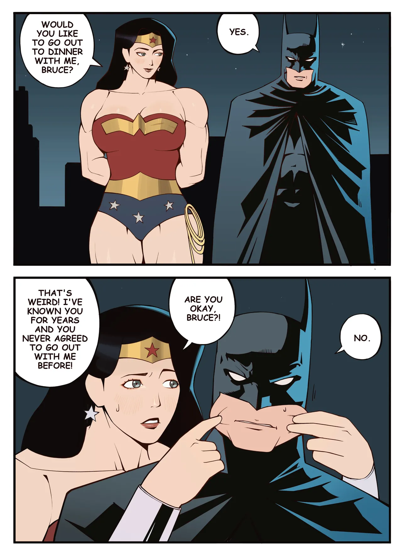 (Bonny) Batman và Wonder Woman (DC Comics) - Thư Viện Hentai