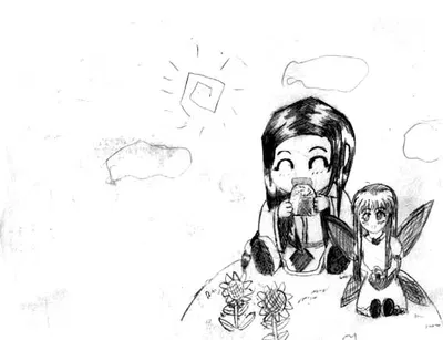 Desenho próprio antigo + (desenho à mão) - Galeria Hentai