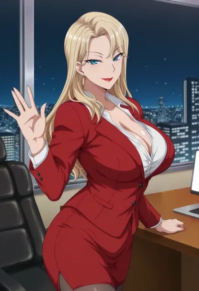 (Meowu laha) Reika Kurashiki - Office 🌃 - Hentai Gallery