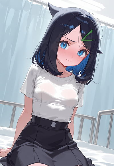 (WhiteTigerBun) Лико-чан, которая совершила кражу в магазине, будет в их власти, если ее поймают... (Patreon) - Хентай галерея