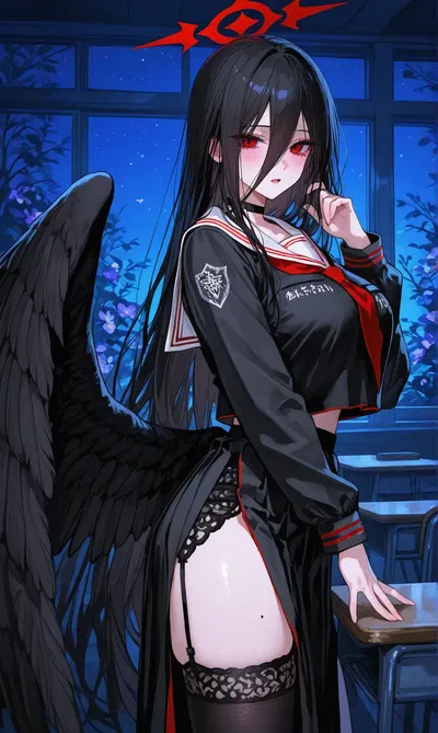 (Reiji) Hasumi Hanekawa (Blue Archive) – Noite Doce - Galeria Hentai