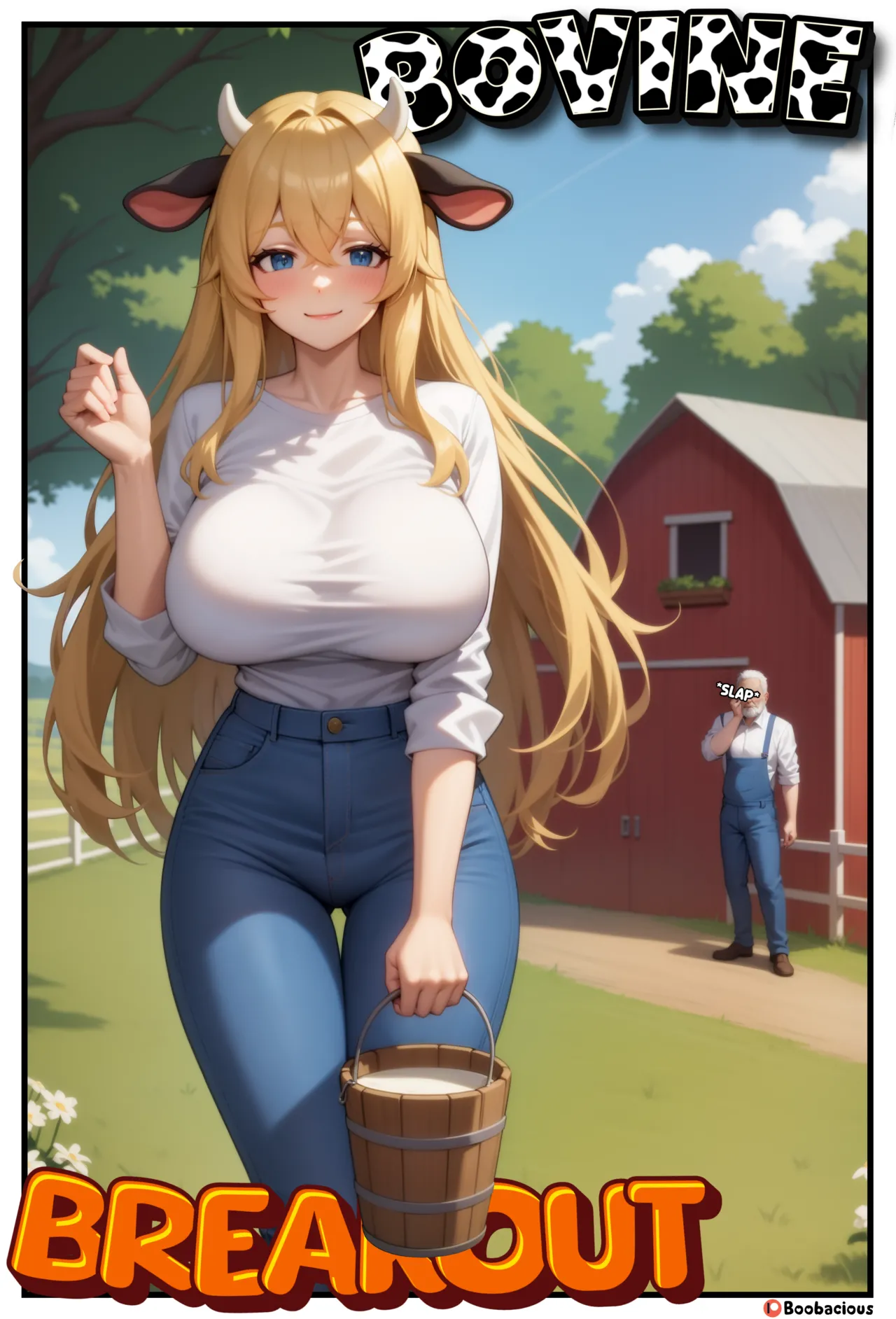 (Boobacious) Fuga bovina (español) - Galería Hentai - hentai porno - Image 1