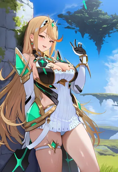 (Patreon) (cMonster) Mythra x BBC Gangbang - معرض هنتاي