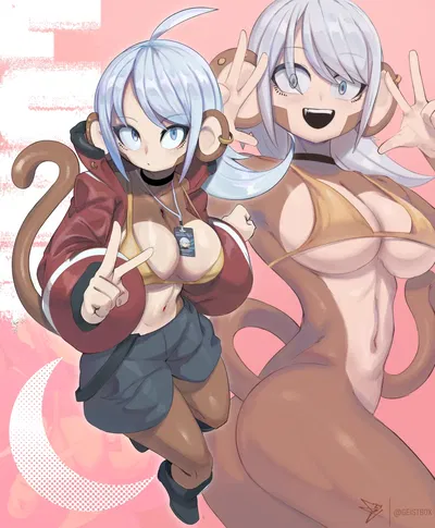 (varios) Luna Leroux (OC de Geistbox) - Galería Hentai