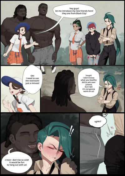 Nemona, Penny & Rika get BLACKED - Hentai Gallery