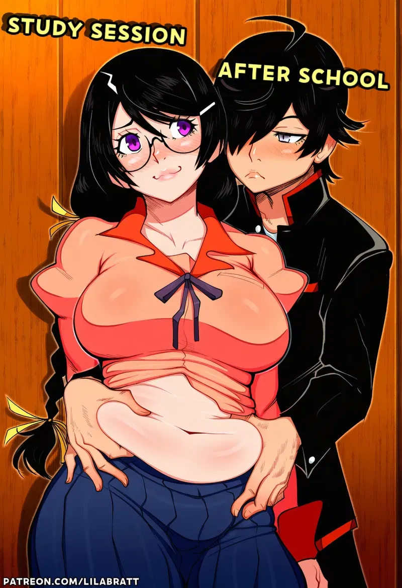 (Lilabratt) Study Session After School - Bakemonogatari - - Hentai Gallery - hentai porn - Image 1