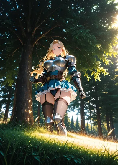 (HenryBoya) Blonde & Blue, Armor's View - Hentai Gallery