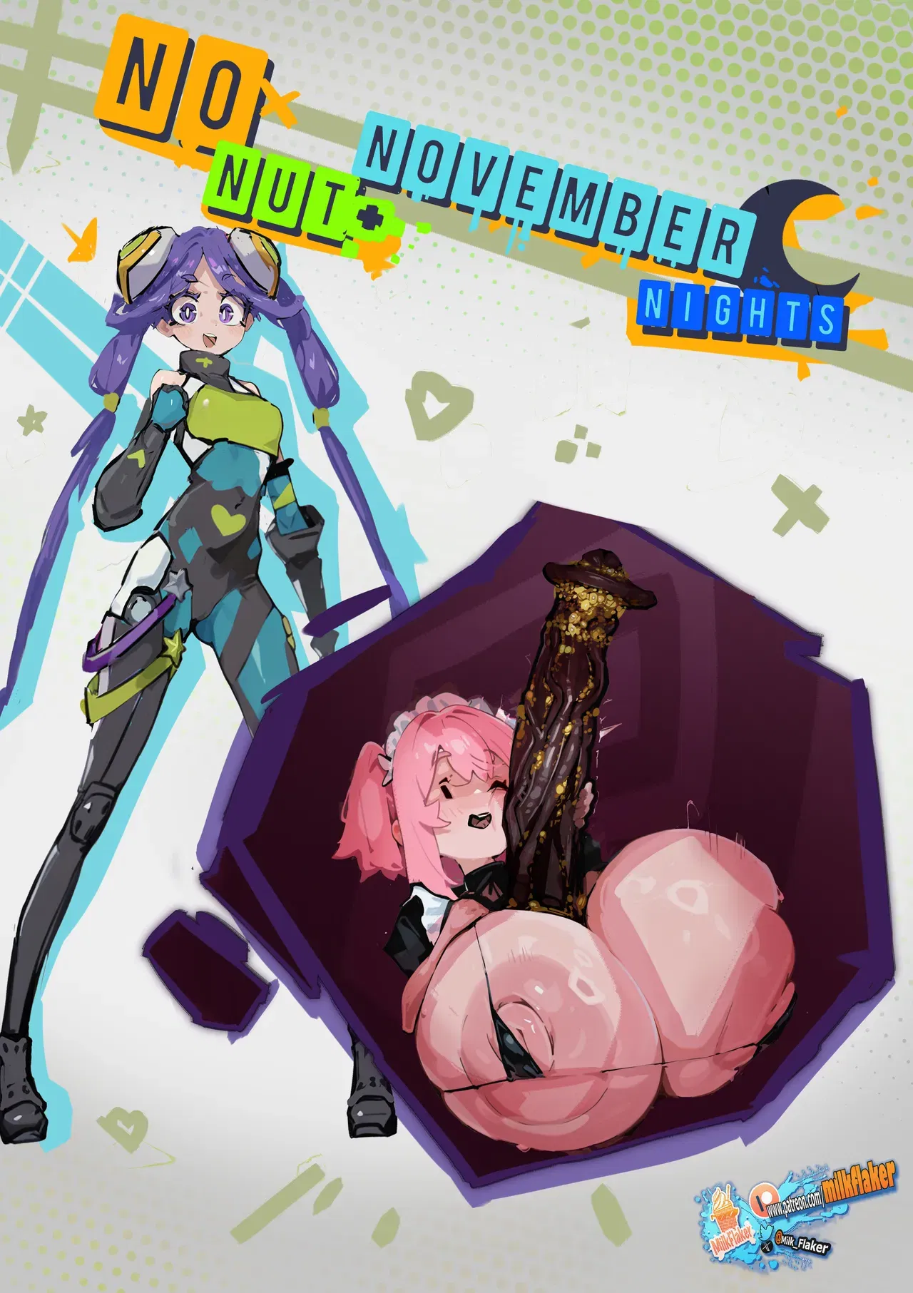 NNNN-NO NUT NOVEMBER NIGHTS (MilkFlaker)-(ongoing) - Hentai Gallery - hentai porn - Image 1