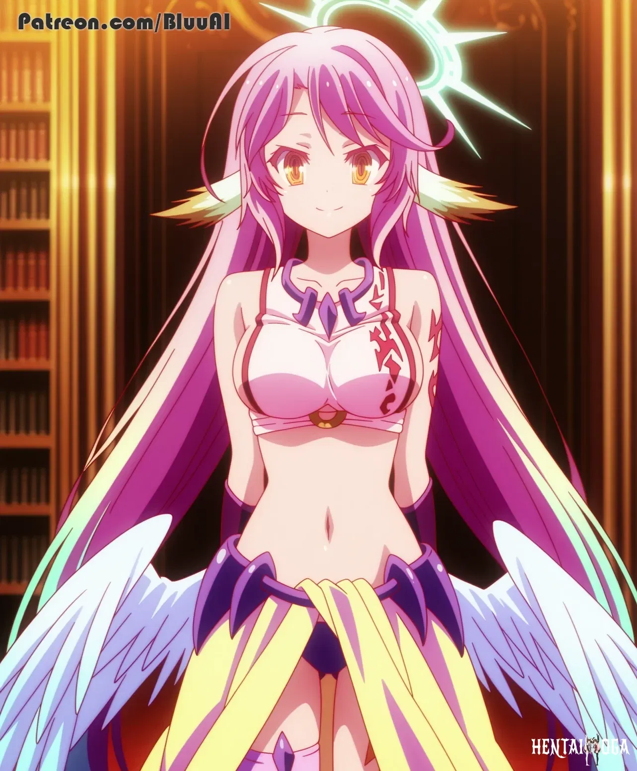 Jibril | Không Game Không Cuộc Sống Tình Dục bởi Bluu AI - Thư Viện Hentai - hentai porno - Image 1