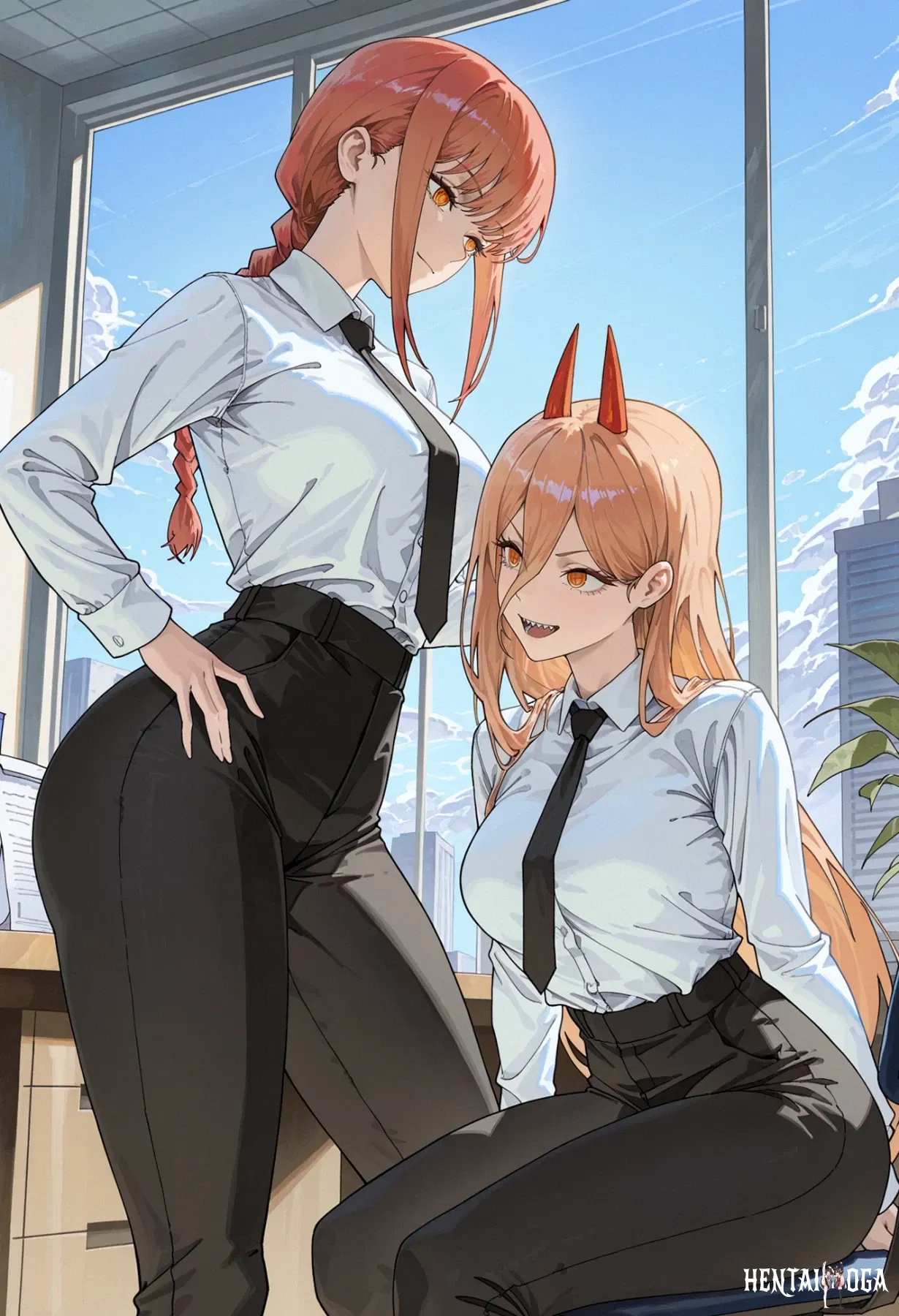 T3| Makima và Power • Chainsaw Man Sex của Gayuchi - Thư Viện Hentai - hentai porno - Image 1