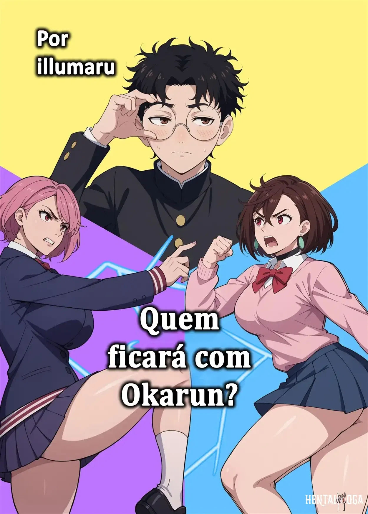Quem vai ficar com o Okarun - Galeria Hentai - porn hentai - Image 1