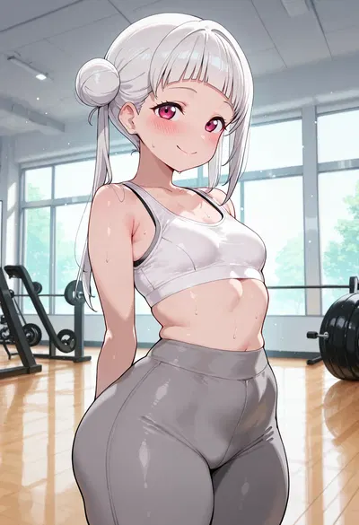 Chisato Arashi - 嵐千砂都 -req-yogapants-bbc (Patreon) - Hentai Gallery