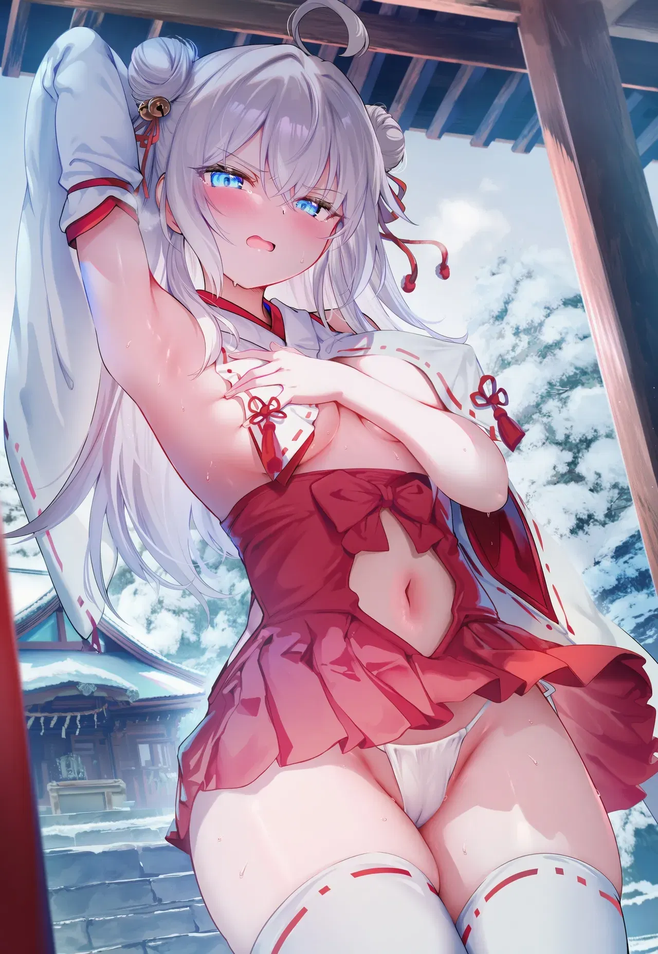 (Shinkualtt) Одежда жрицы Алиса | Алиса - Хентай галерея - хентай порно - Image 1