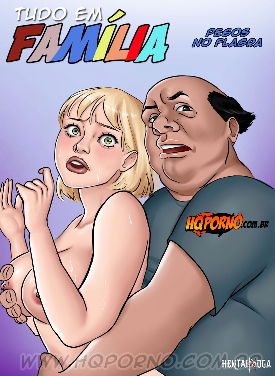 Pegos No Flagra, Tudo Em Família - Galeria Hentai - porn hentai - Image 1