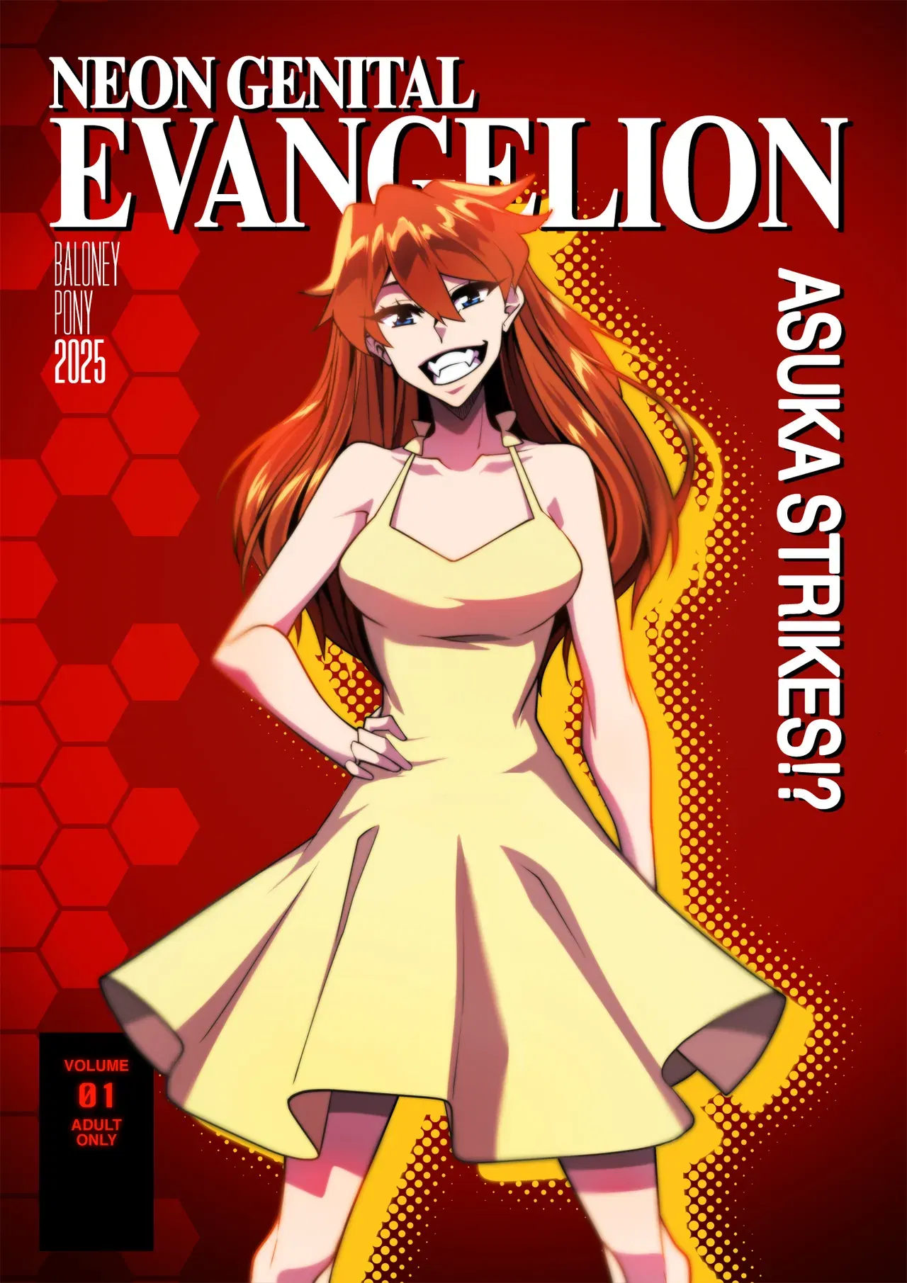 (Baloney Pony) Neon Genital Evangelion: Asuka Strikes!? (Ongoing) - Hentai Gallery - hentai porn - Image 1