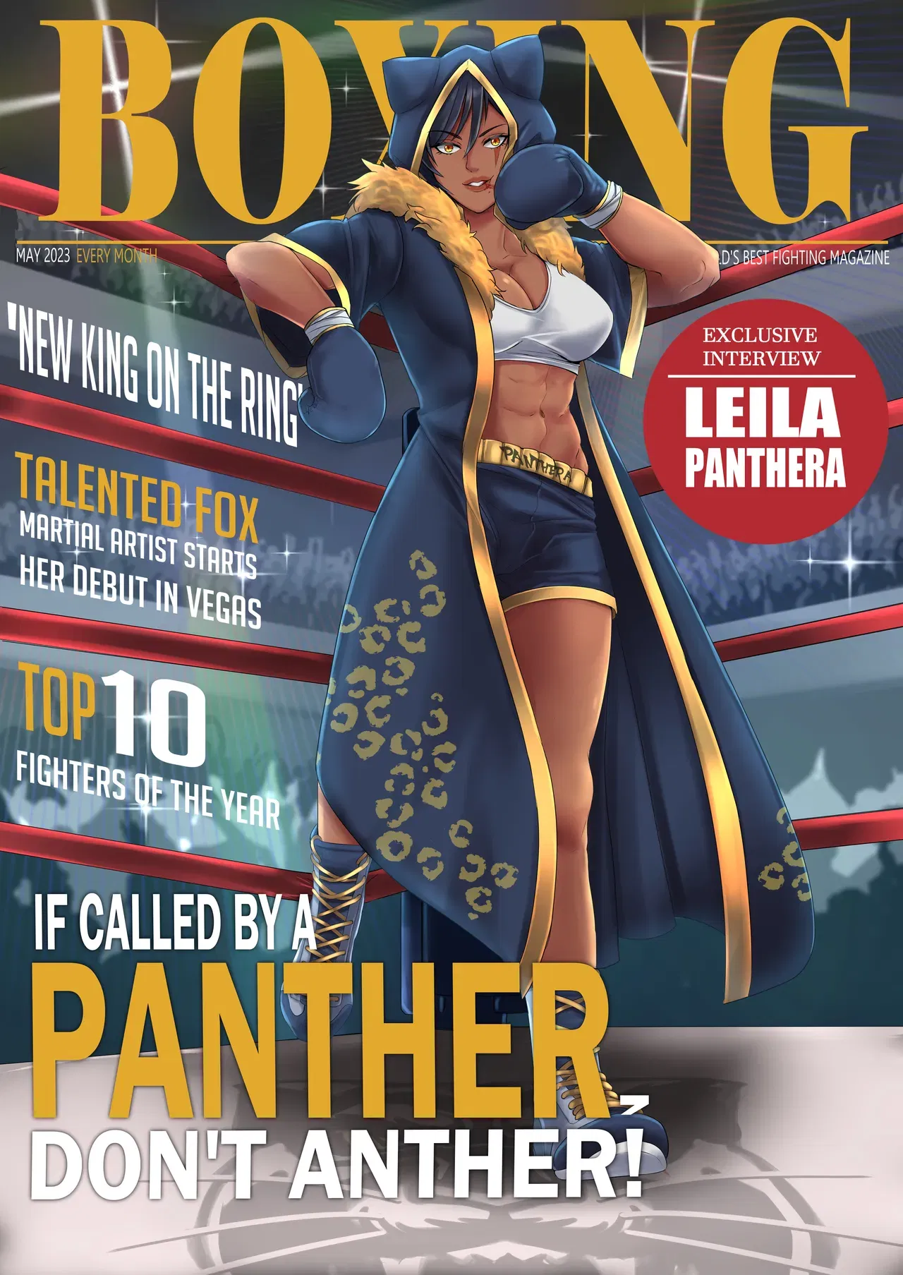 Leila Panthera (Nhân vật gốc của aWastedNinja trong bộ truyện tranh) - Thư Viện Hentai - hentai porno - Image 1