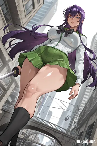 Саэко Бусудзима | Highschool of the Dead Sex от Hannya - Хентай галерея