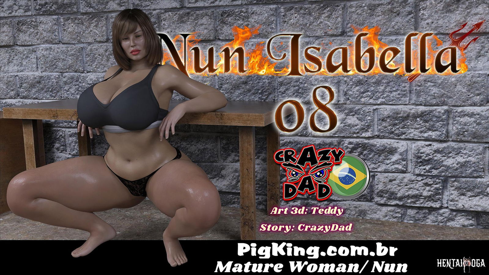 Nun Isabella – Parte 08, CrazyDad3D - Galeria Hentai - porn hentai - Image 1