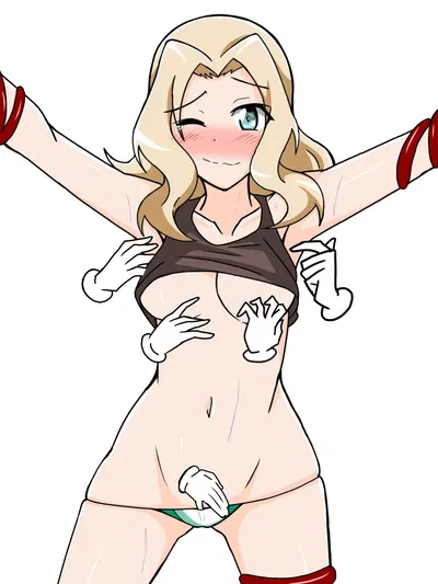 Colección Girls und Panzer cosquillas - Galería Hentai