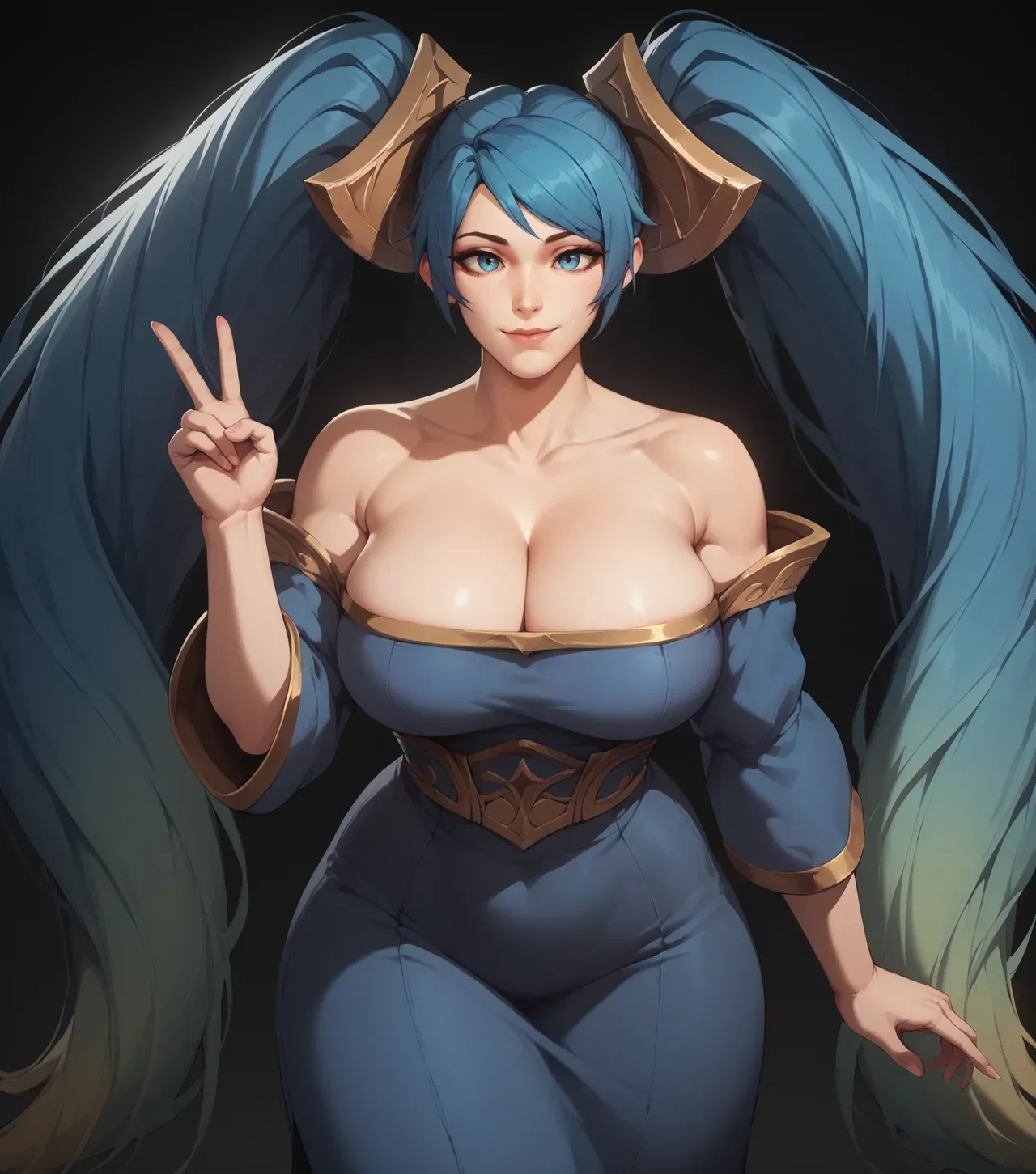 (Queen Sphynx) 🖤Sona x BBC🖤 (Patreon) - Hentai Gallery - hentai porn - Image 1
