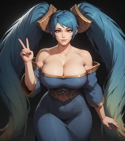 (Queen Sphynx) 🖤Sona x BBC🖤 (Patreon) - Hentai Gallery