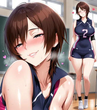 (spe-than) Club de voleibol Tsuzuki Shiori Cosplay Sexo (Patreon) - Galería Hentai