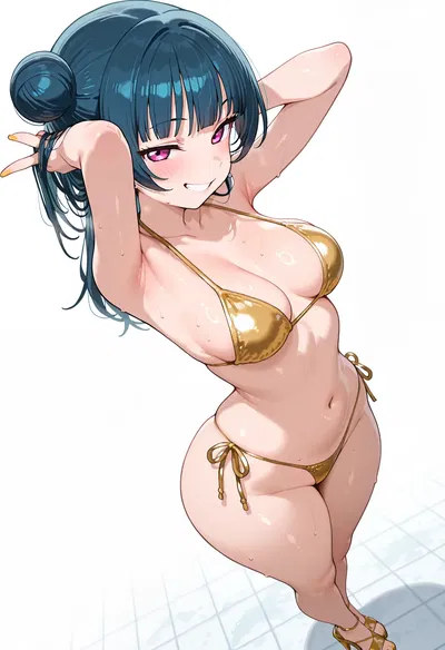 Yoshiko Tsushima-津島善子-req-goldbikini-bbc- (Patreon) - Hentai Gallery