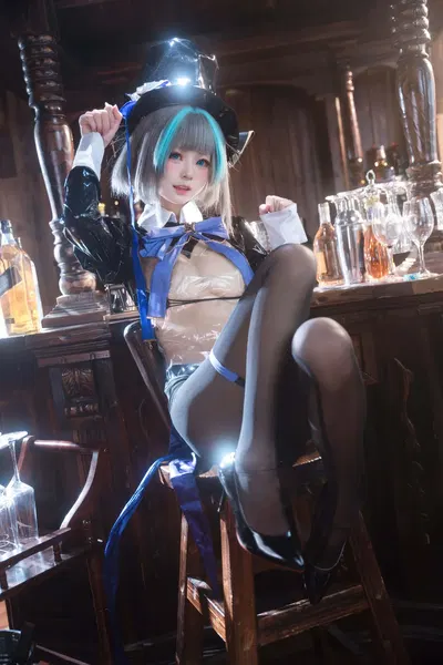 九柒喵 - Azur Lane Cheshire Cat Girl - Galeria Hentai