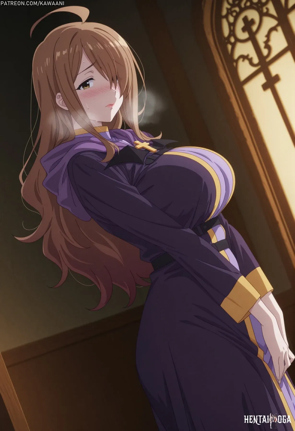 Wiz | KonoSuba 92P Sex от Kawaani - Хентай галерея - хентай порно - Image 1