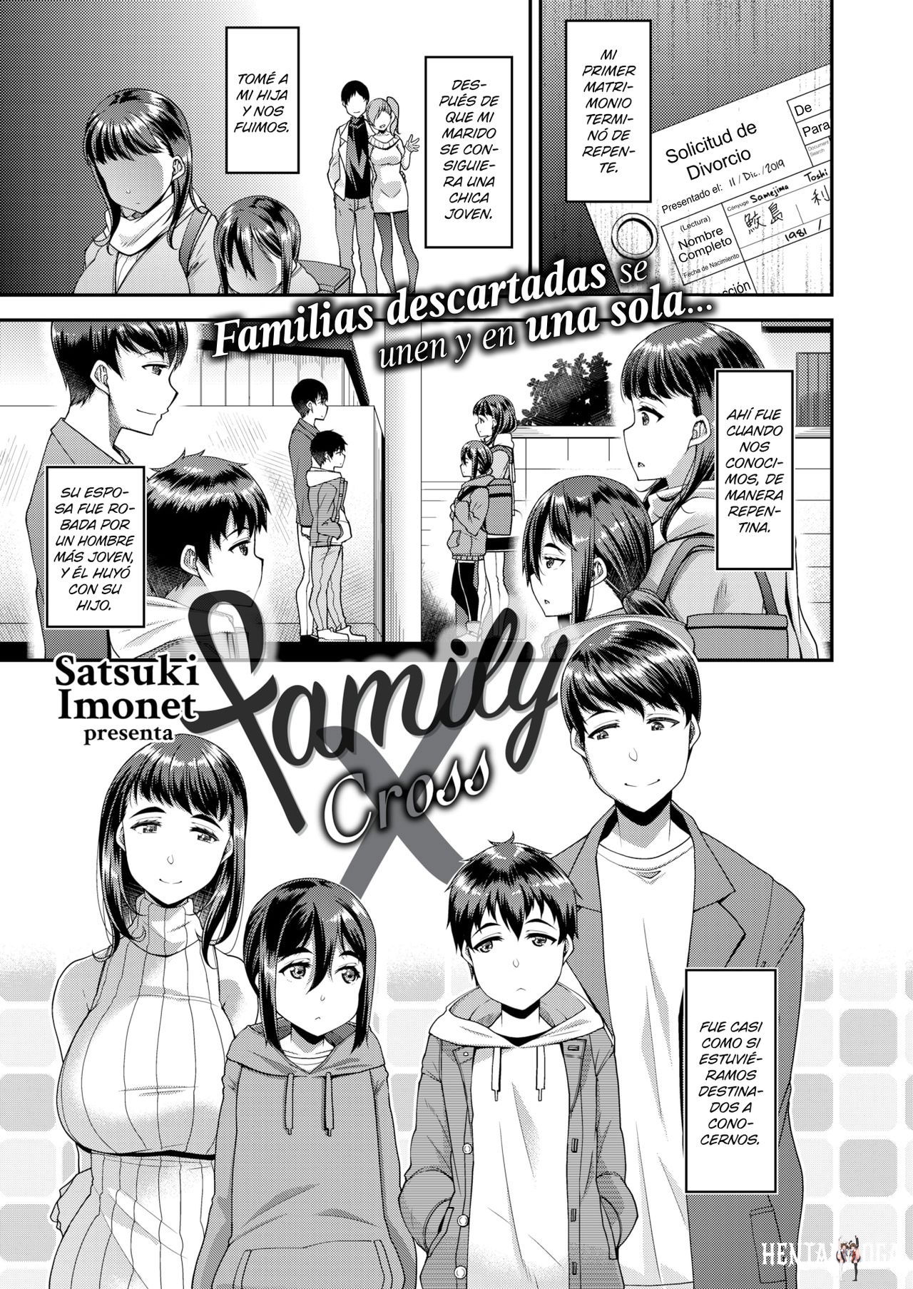 [Satsuki Imonet] Family X (COMIC Shitsurakuten 2020-06) [Spanish] [Itza] [Digital] - Galería Hentai - hentai porno - Image 1