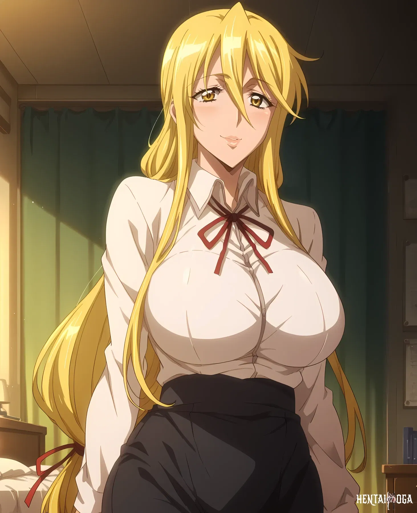 Marikawa Shizuka - Trường Trung Học Của Những Người Chết: Tình Dục bởi Ragnarock - Thư Viện Hentai - hentai porno - Image 1