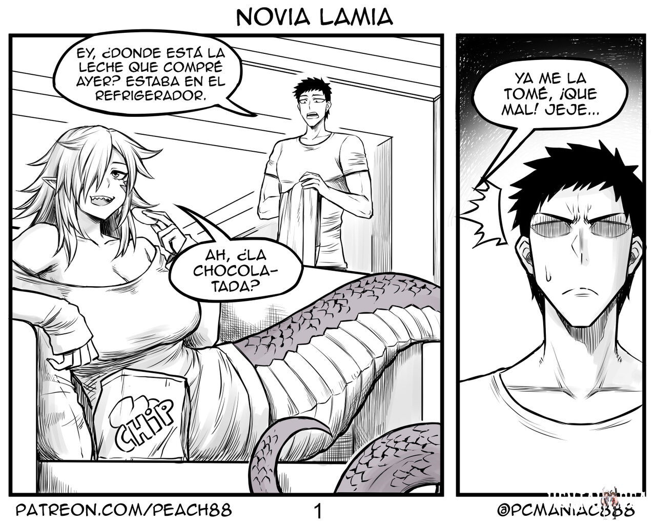 [PeaCh88] Lamia GF | Novia Lamia [Español] [HGnF] - Galería Hentai - hentai porno - Image 1