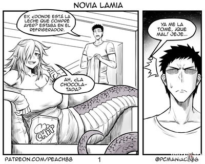 [PeaCh88] Lamia GF | Novia Lamia [Español] [HGnF] - Galería Hentai