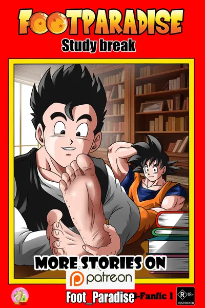 Descanso para estudiar (Paraíso de los pies) - Galería Hentai