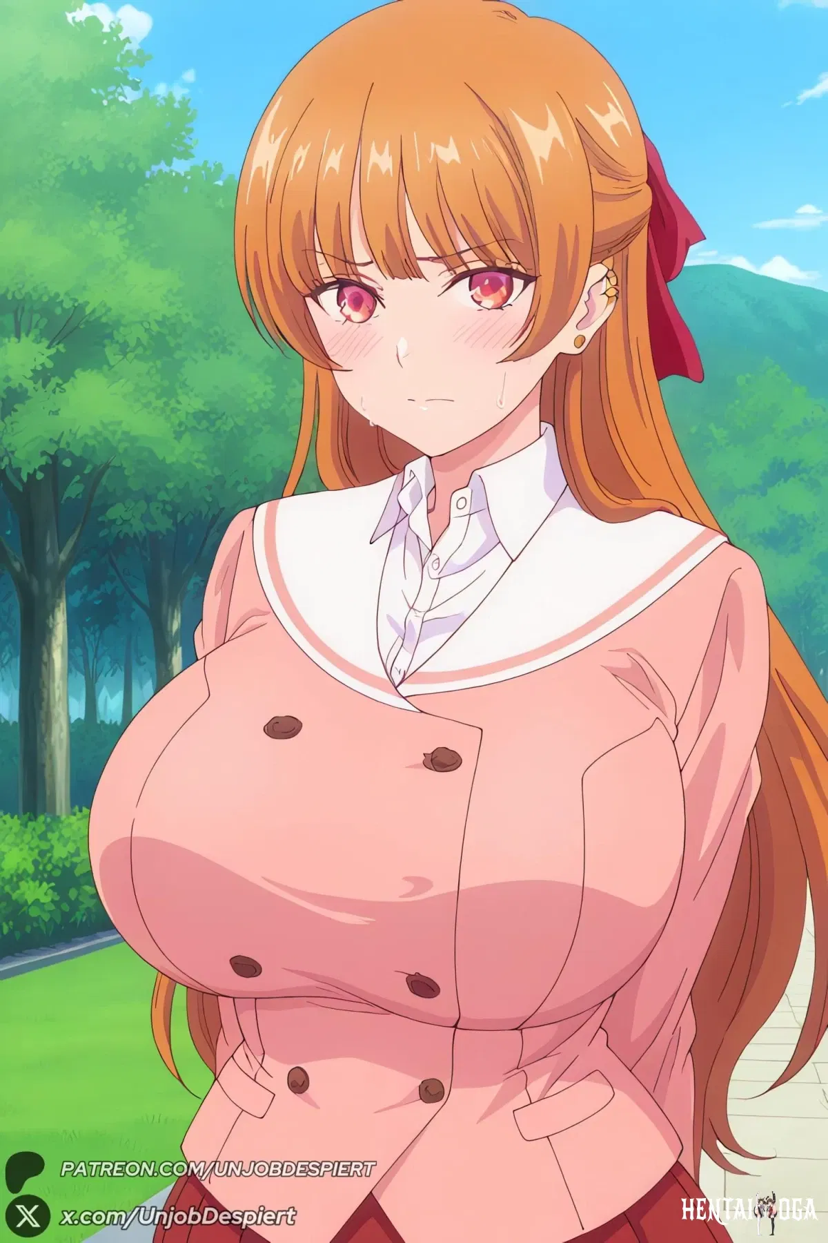 Akari Hiodoshi | Osananajimi to wa Love Comedy + ZIP Sex por UnjobDespiert - Galería Hentai - hentai porno - Image 1