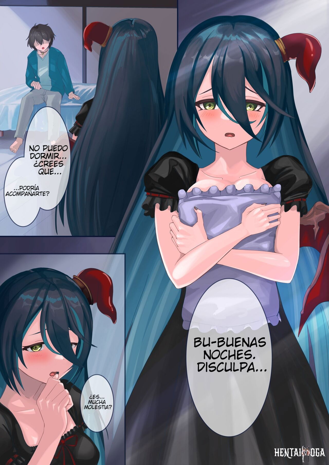 Mamá Ranfa ayuda a Kishi-kun a "relajarse" [español] [princess connect] - Galería Hentai - hentai porno - Image 1